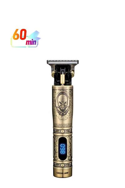 Green Lion Pirates Hair Trimmer with 3 Clippers - Gold