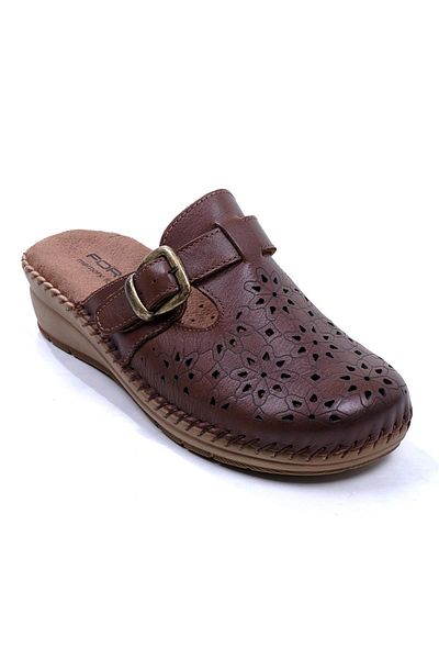Forelli 80625-h Tan γυναικείες παντόφλες Memory Foam