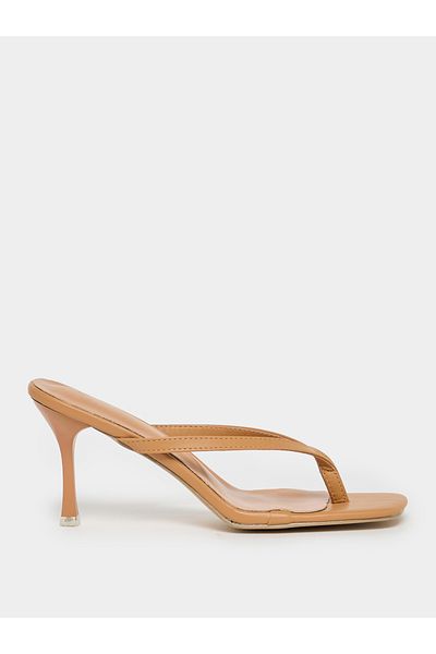 Styli Open Toe Stiletto Heel Sandals