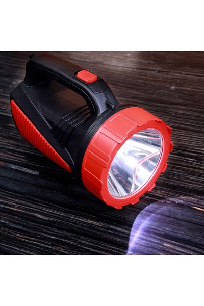 Geepas GSL5564 Rechargeable LED Emergency Searchlight - Portable Spotlight with 16 Hours Working