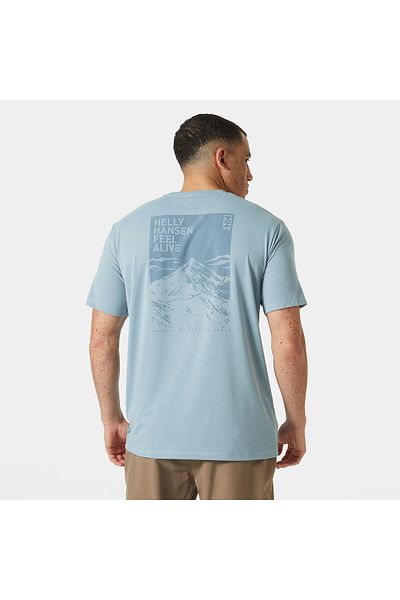 Helly Hansen Ανδρικό μπλουζάκι με στρογγυλή λαιμόκοψη Skog Recycled Graphic