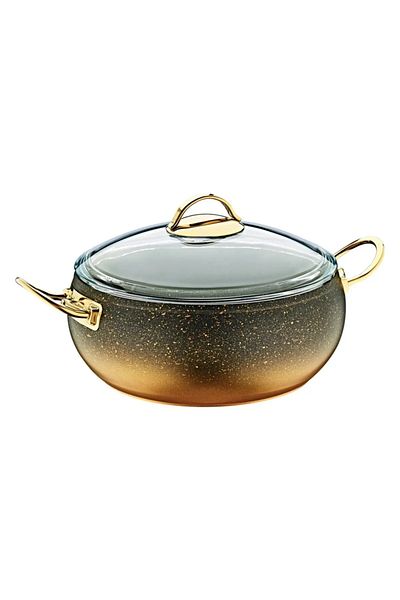 OMS PASLANMAZ 3141 - 2 Pieces, Biogranit, with Heat Resistant Cover, 24X10.5 cm
