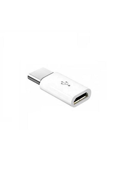 OEM Adaptor Micro USB la USB de tip C, 23 x 10 x 5 mm, alb