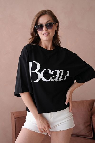 Park Karon Tricou Crop Basic imprimat