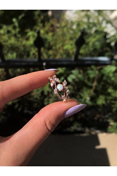 Cem Aykan Kuyumculuk Rosen Opal Dallı Yüzük AK-1351