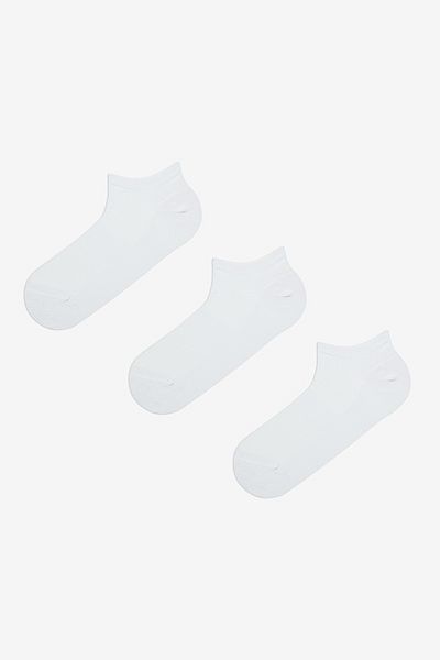 Penti Мъжки бели бамбукови боти чорапи от 3 части