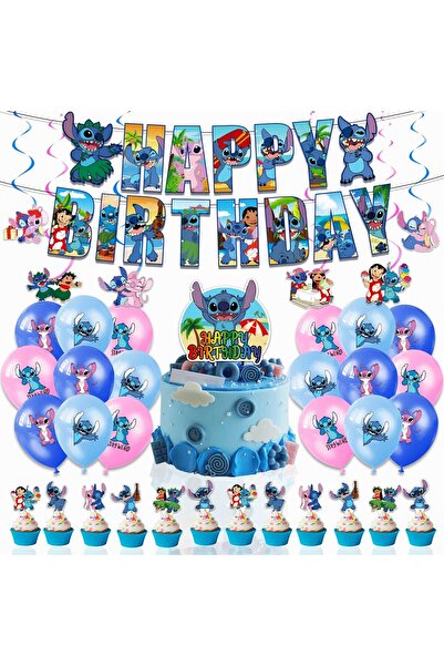 Lilo & Stitch مجموعة حفلات أعياد الميلاد - 38 قطعة