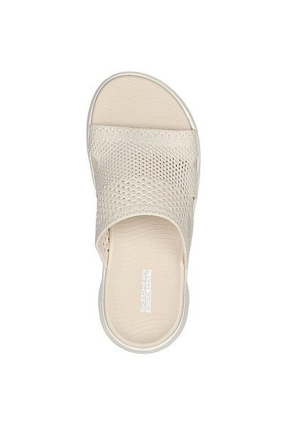 SKECHERS Sandály Skechers Go Walk Flex Sandal, Bílé, Dámské