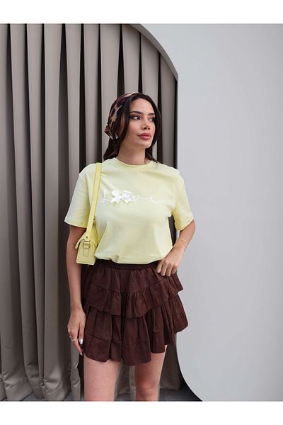 ESRAHELVACI Tricou Love cu panglică