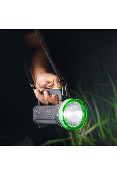 Geepas GSL5575 Rechargeable LED Search Light with Table Lamp