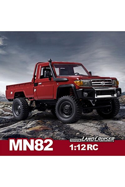 Generic MZtoyz MN82 LAND CRUISER CRAWLER 4X4 1:12 scale OFFICIALLY LICENCED RTR RC Car For Boys (Red)
