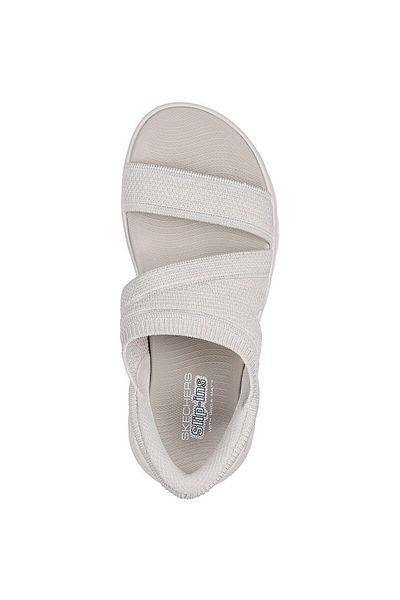 SKECHERS Sandály Skechers Go Walk Flex Sandal-, Bílé, Dámské