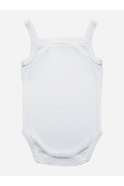 Babies Basic By Styli Pack of 3 - Solid Combed Cotton Sleeveless Bodysuit