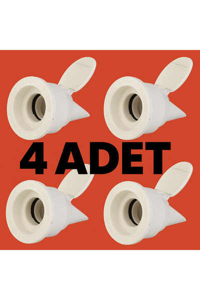 DESIPHON 4 Adet Koku Önleyici Çekvalfli Adaptör Contaø50 Lavabo & Evyeler