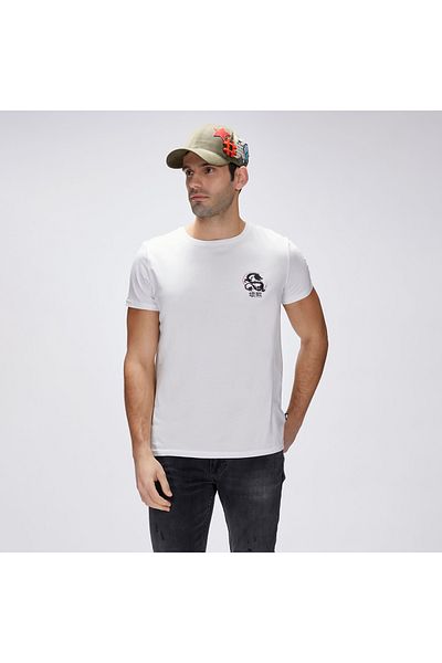 Bad Bear Draco Men's White Round Neck T-Shirt