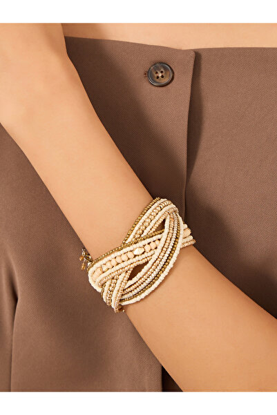 Styli Beaded Cuffed Bangles