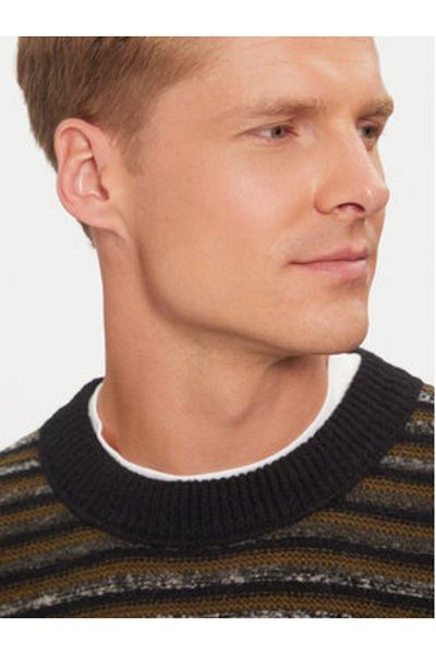 BOSS Men's Sweater 50523580 Black