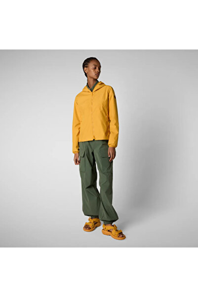SAVE THE DUCK Kadın Kapüşonlu Ceket Sarı - Stella