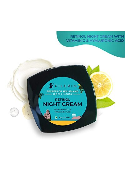 Pilgrim Retinol Night Cream with Vitamin C & Hyaluronic Acid 8g (SAMPLE)