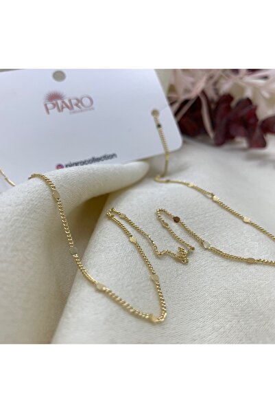 Piaro Collection İnce Pullu Zincir Kolye (45cm)