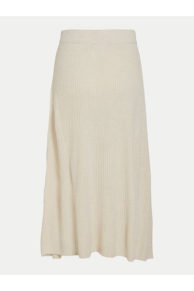 VILA vila Women's Midi Skirt 14098891 Beige