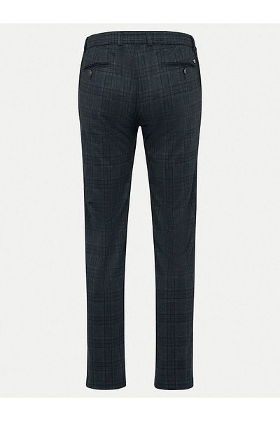 BUGATTI Pantaloni chino pentru bărbați 66898B-4036 Bleumarin