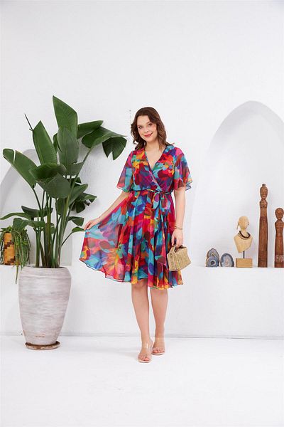 MACHEK Patara Y25 25-5414 Orange Women's Dress