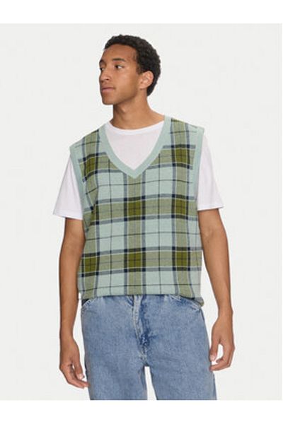 Vans Pulover bărbătesc VN000HDVM8I1 Albastru, Verde