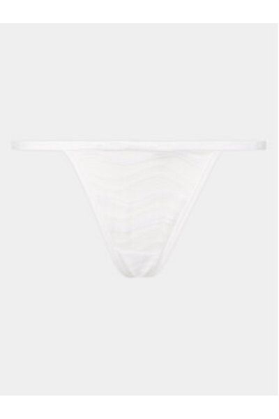 Calvin Klein underwear Women's Thong 000QD3994E White