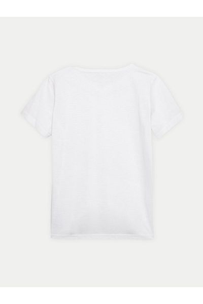 4F Tricou damă 4FWSS24TTSHF1162 Alb