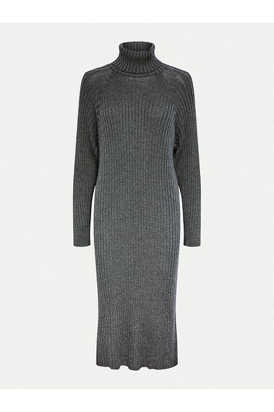 YAS Women's Knitted Dress 26028660 Gray