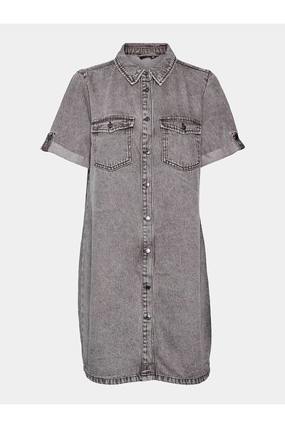 Vero Moda Women's Denim Dress 10309665 Gray