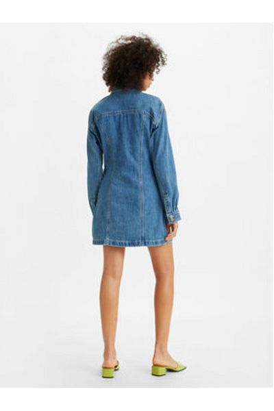 Levi's Rochie din denim pentru femei levi's A4585-0001 albastră