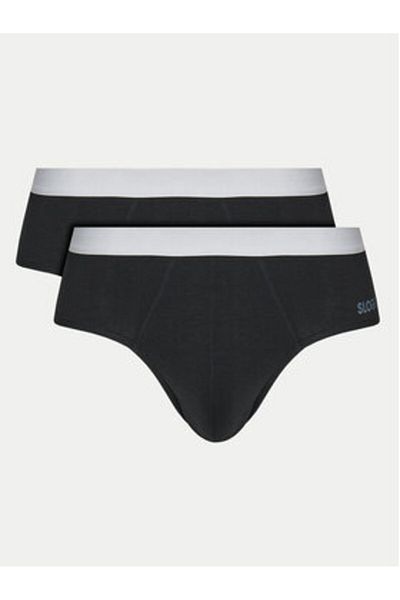 SLOGGI Set bărbătesc de 2 perechi de chiloți 10217985 Negru
