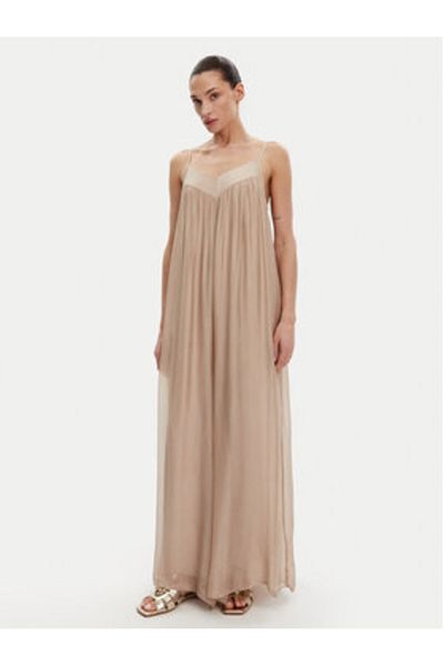 Vicolo Women's Jumpsuit TD0588 Beige