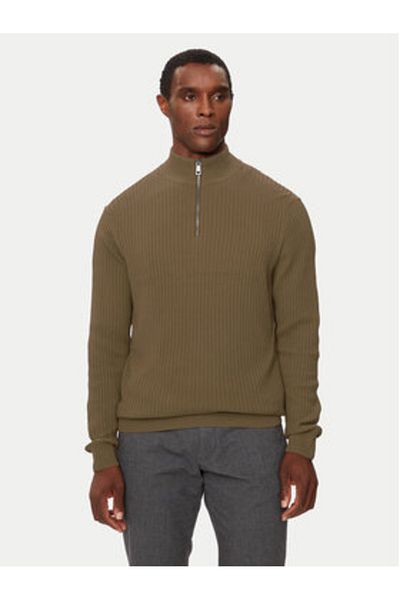 BUGATTI Men's Sweater 65546B-7500 Brown