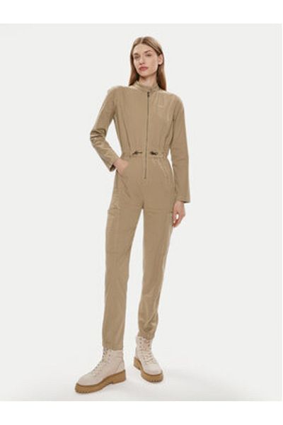 Aeronautica Militare Women's Jumpsuit 241TU132DCT3309 Beige