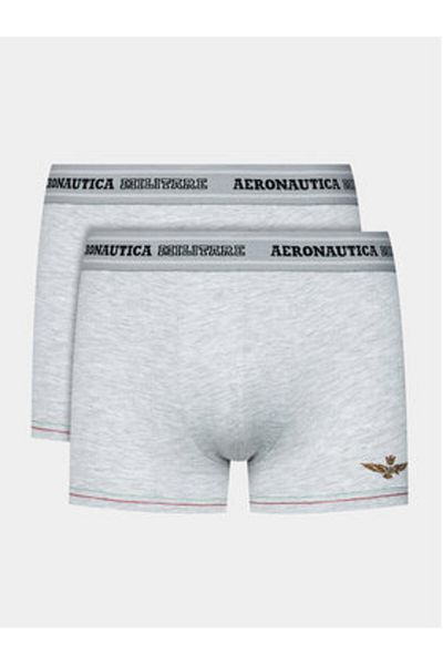 Aeronautica Militare Men's Set of 2 pairs of boxers AM1UBX004 Gray