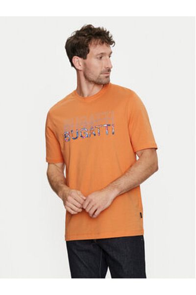 BUGATTI Men's T-Shirt 8350 55043A Orange