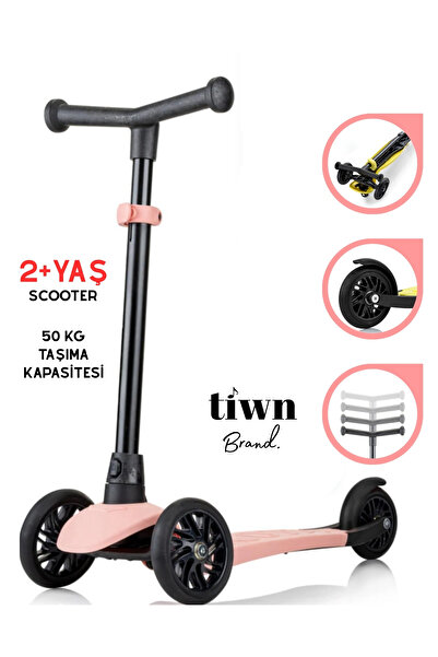 Tiwn Brand 3 Tekerlekli Çocuk Scooter – Ayarlanabilir Gidonlu, 2 Yaş ve Üzeri...
