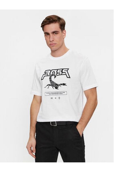 BOSS boss Men's T-Shirt 50510648 White