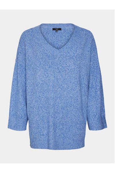 Veromoda Curve Pulover pentru femei vero moda curve 10297266 albastru