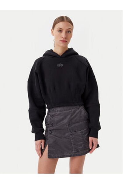 Alpha Industries Hanorac pentru femei 148041 Negru