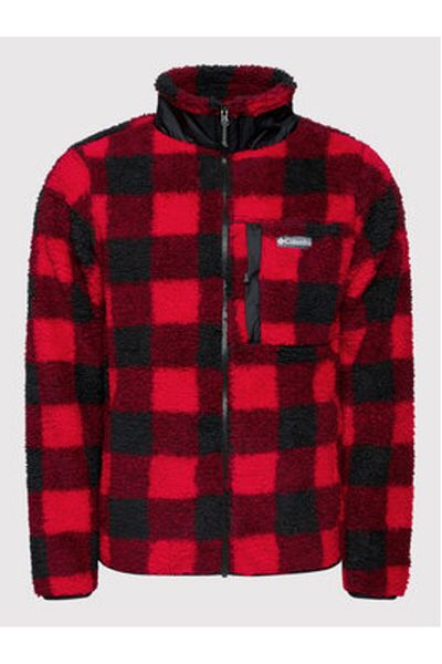 Columbia Mens Fleece 1866565613 Black, Red