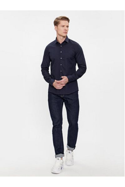 Calvin Klein Cămașă bărbătească K10K108426 bleumarin