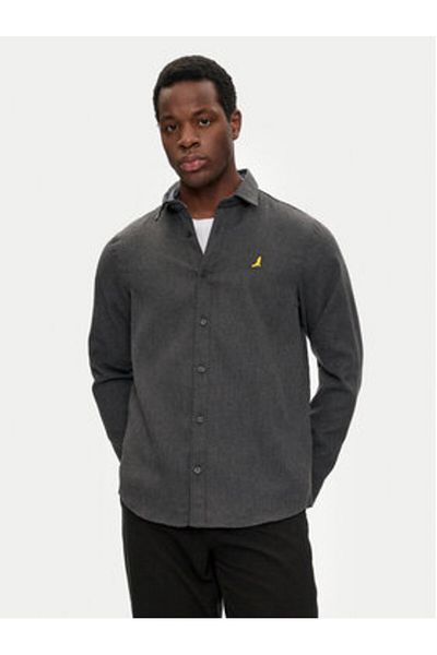 Brave Soul Men's Shirt MSH-230HOLMES Gray