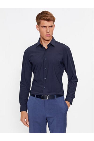 BOSS Cămașă bărbătească 50503554 Albastru marin