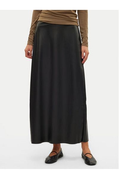 Vero Moda Vero Moda Fustă din piele ecologică pentru femei 10309137 Negru