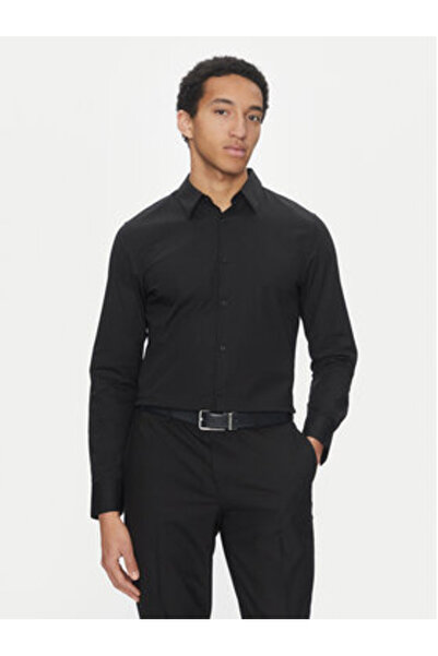 Calvin Klein Cămașă bărbătească LV04LB145G Neagră