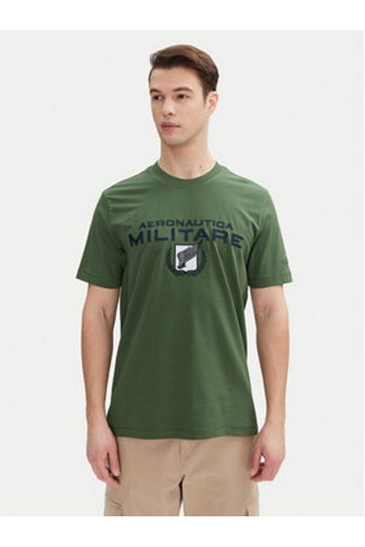 Aeronautica Militare Tricou bărbătesc 251TS2379J674 Verde